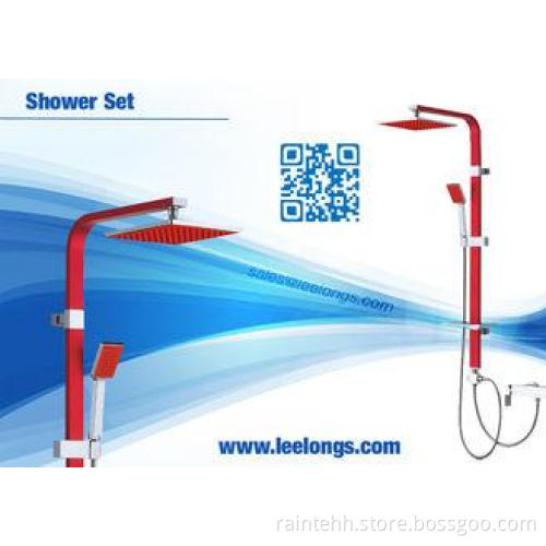 Colorfull Aluminium Alloy Shower Bathroom Columns Set 1 Fun